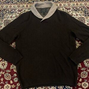 JOS A BANK RESERVE Blended Wool Cowl Neck Sweater